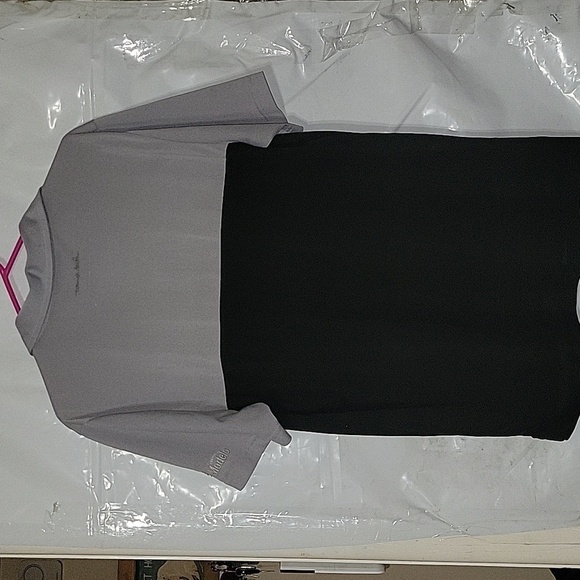 TRAVIS MATTHEW REAL TREAT Men's Polo Logo Golf Shirt L Striped Y2K 90's Designer - Picture 5 of 7